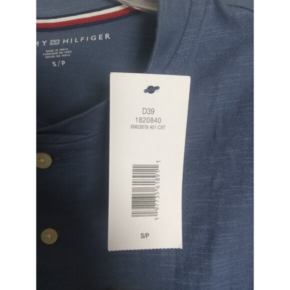 NWT Men’s Tommy Hilfiger Blue Crewneck T-Shirt Size Small – Classic Fit - Picture 12 of 12